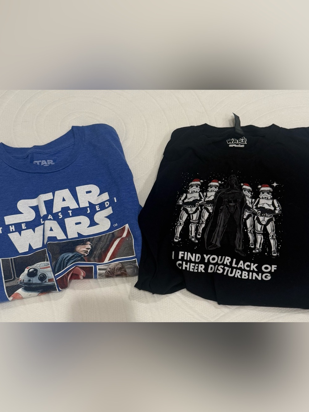 Star Wars Kids Tee - Black Stormtrooper Holiday Graphic YS
